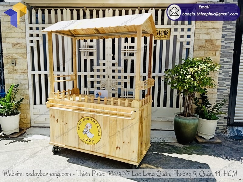 báo giá xe bán trà sữa cá viên