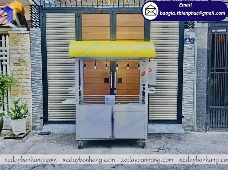 báo giá  xe bán xiên que nướng vỉa hè