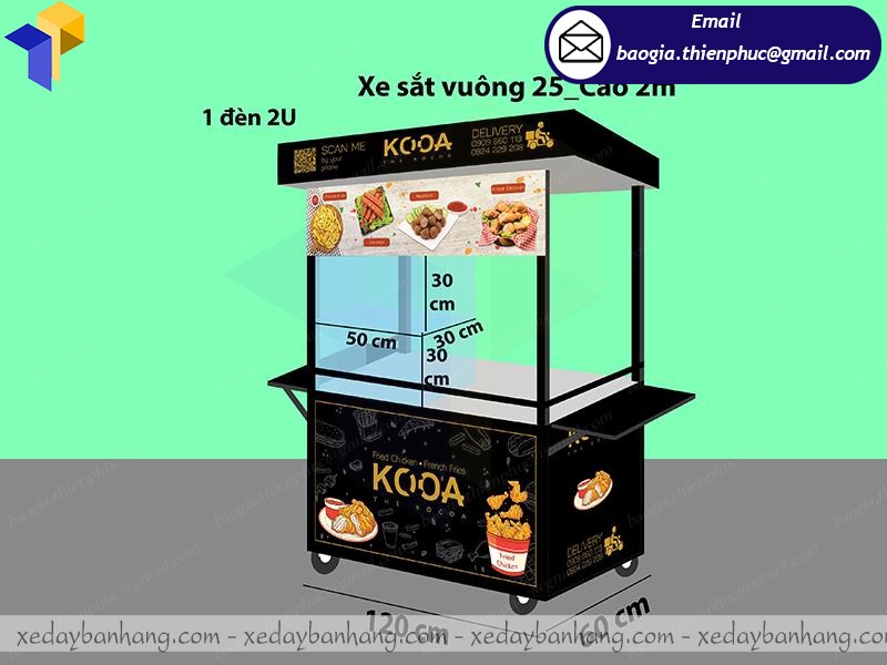 tủ sắt bán gà rán tủ sắt bán gà rán