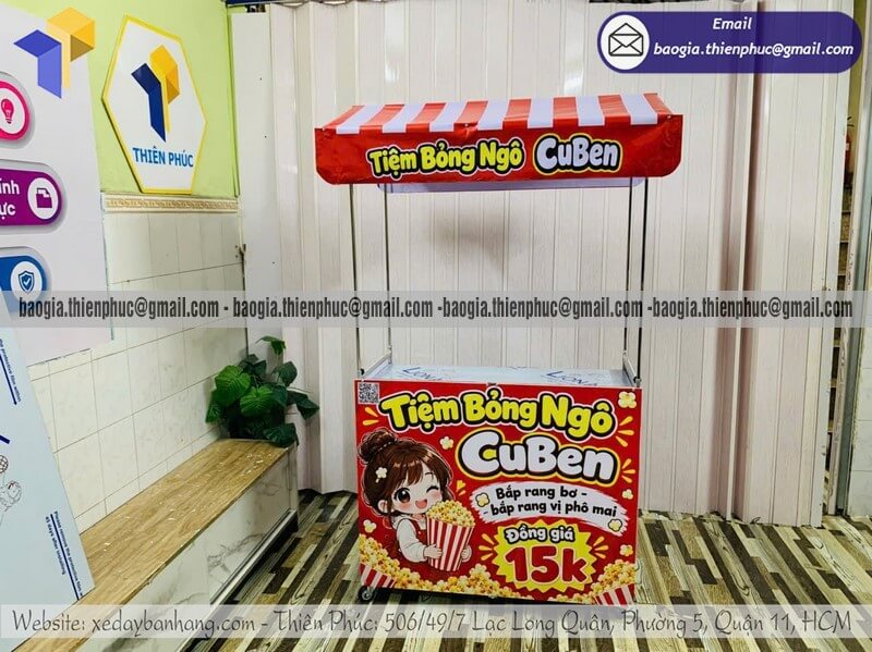 quầy bán bỏng ngô