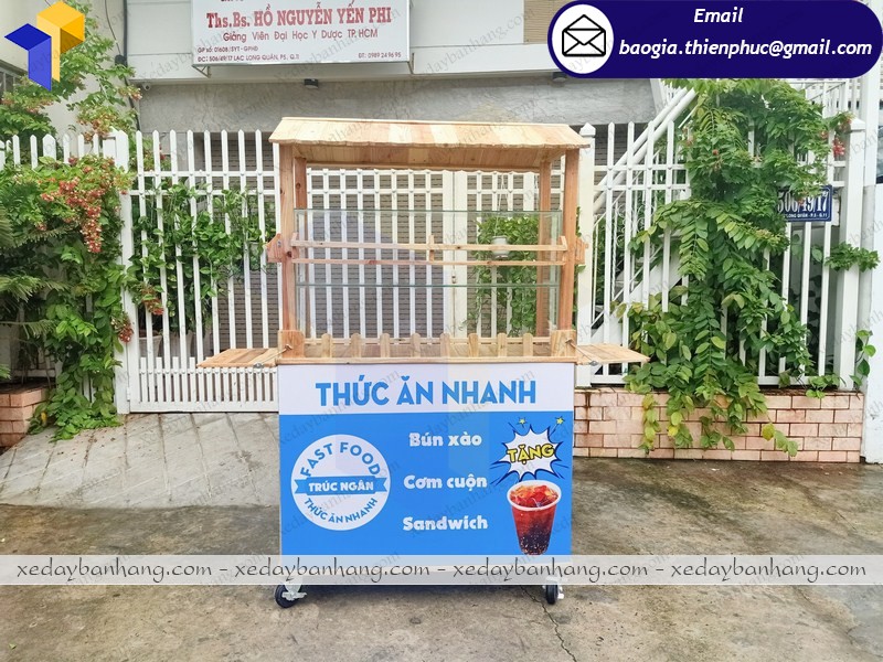 Quầy gỗ bán thức ăn nhanh giá rẻ Quầy gỗ bán thức ăn nhanh tại hcm