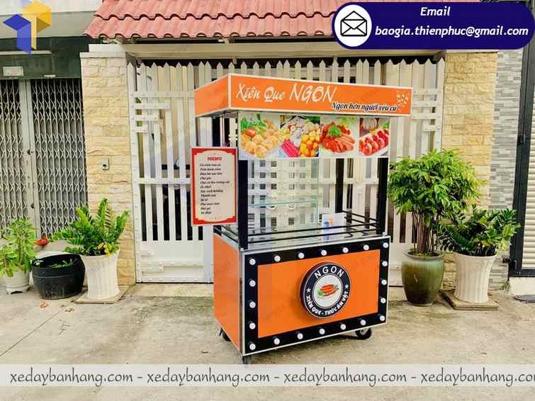 giá xe bán cá viên chiên ăn vặt