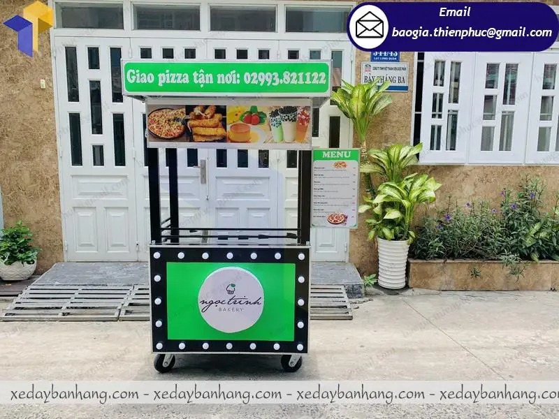 hình ảnh tủ inox bán xiên que