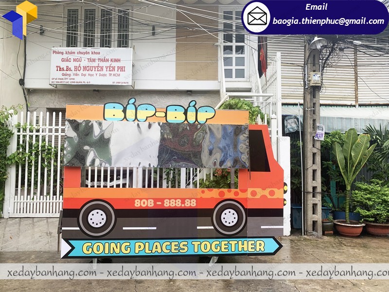 Xe bán thức ăn đường phố giá rẻ Xe bán thức ăn đường phố lưu động