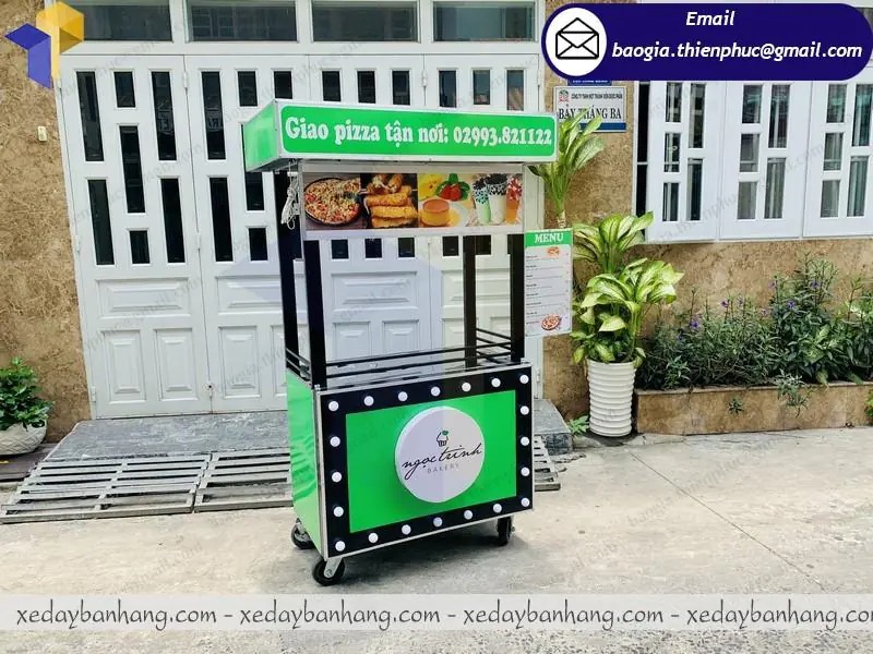 mẫu tủ inox bán xiên que đẹp