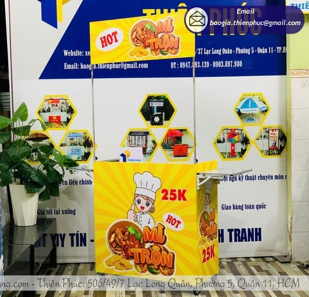 xe mì trộn xe mì trộn