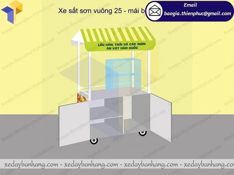 nơi đóng Xe bán đồ ăn vặt Hàn Quốc