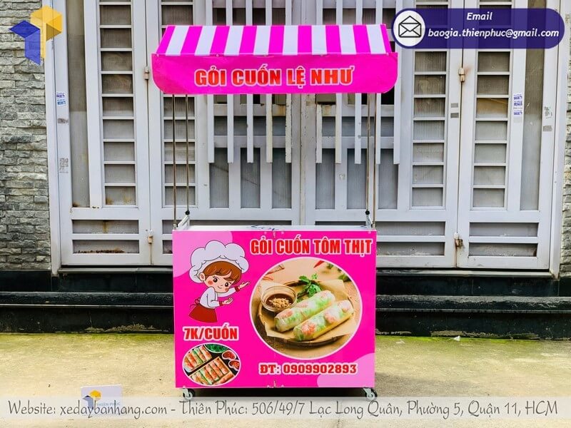 xe bán gỏi cuốn xe bán gỏi cuốn