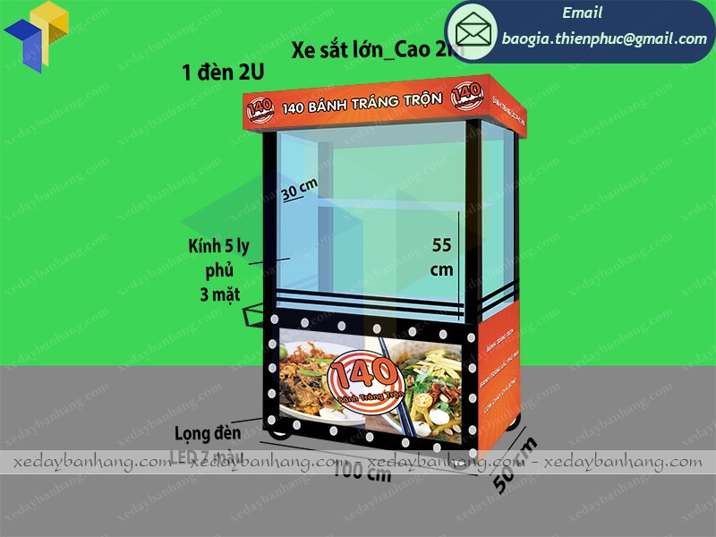 xe bán hàng giá rẻ