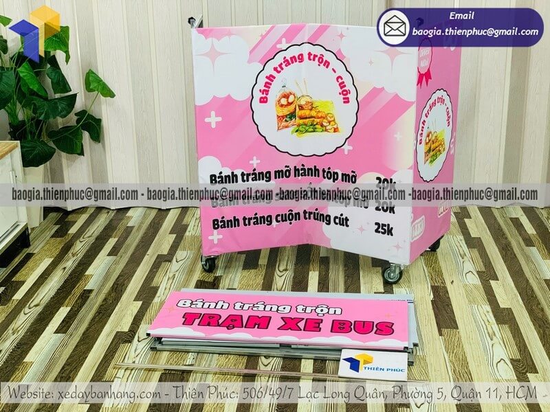 giá xe bánh tráng trộn