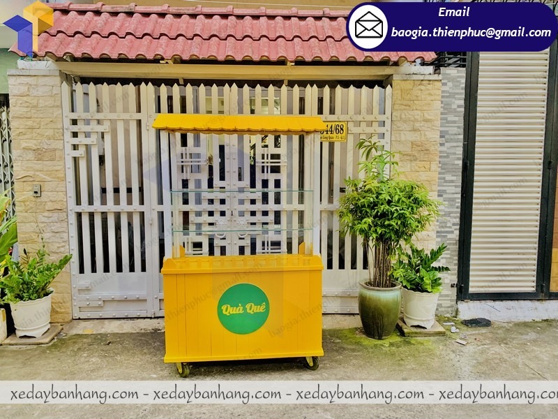 quầy bán xiên que bằng gỗ quầy bán xiên que bằng gỗ