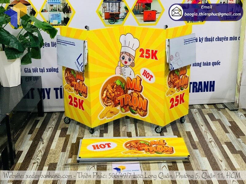 xe mì trộn giá rẻ