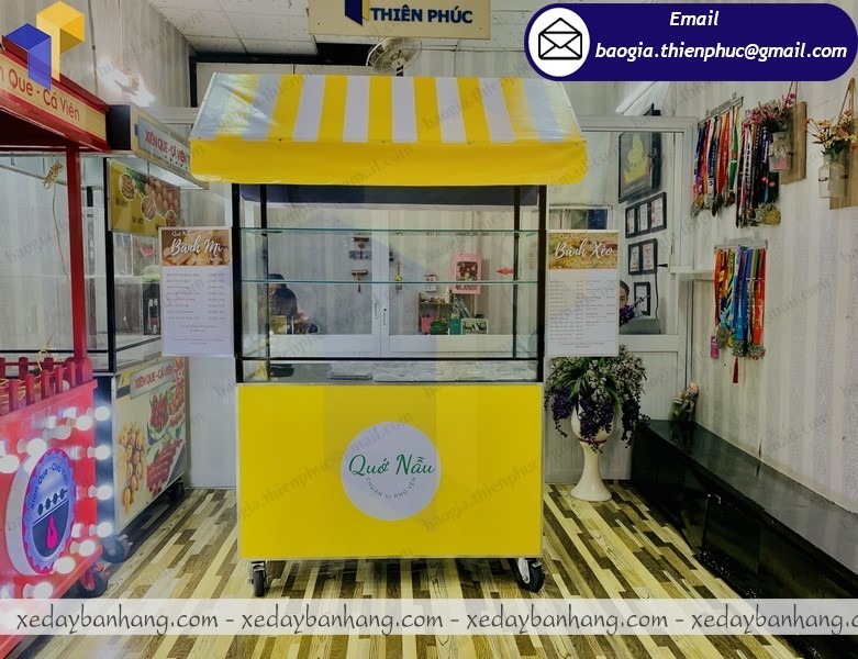 tủ bán cá viên chiên