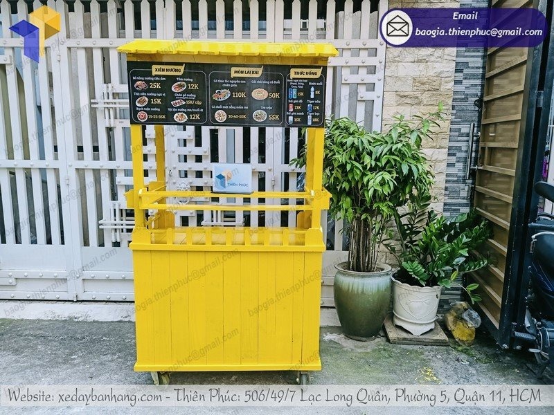 tủ bán xiên que bằng gỗ tủ bán xiên que bằng gỗ