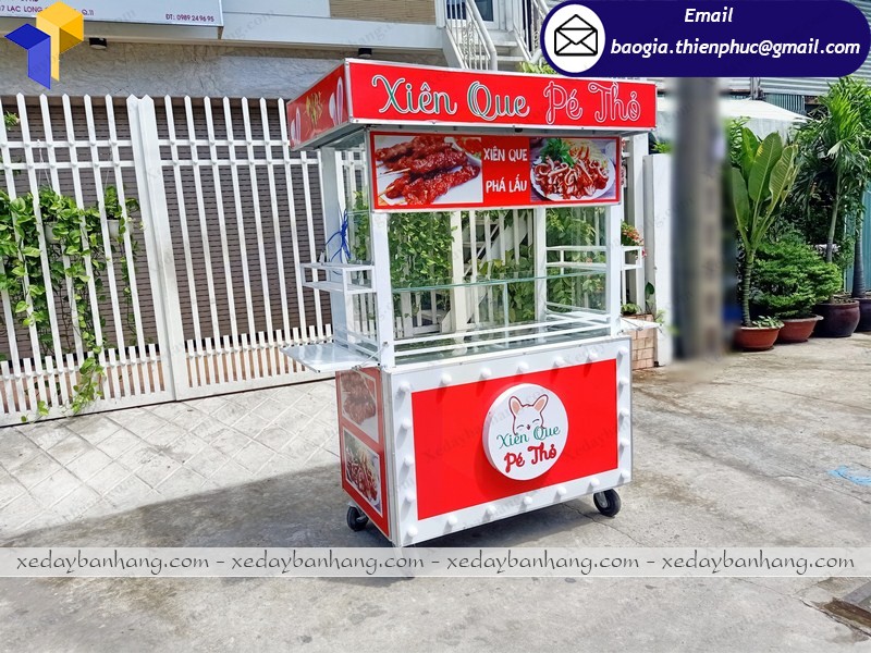 Thiết kế kiot bán xiên que nướng cao cấp Thiết kế kiot bán xiên que nướng tại TPHCM