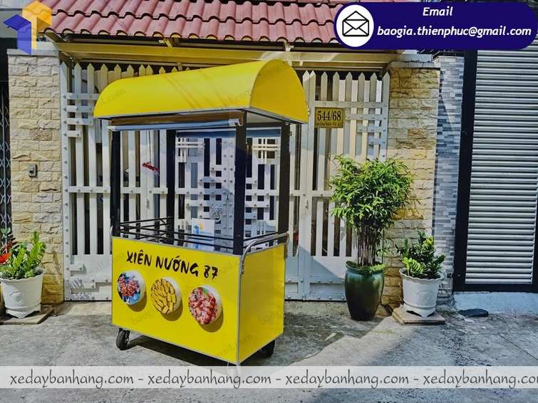 tủ trưng bày xiên que đẹp