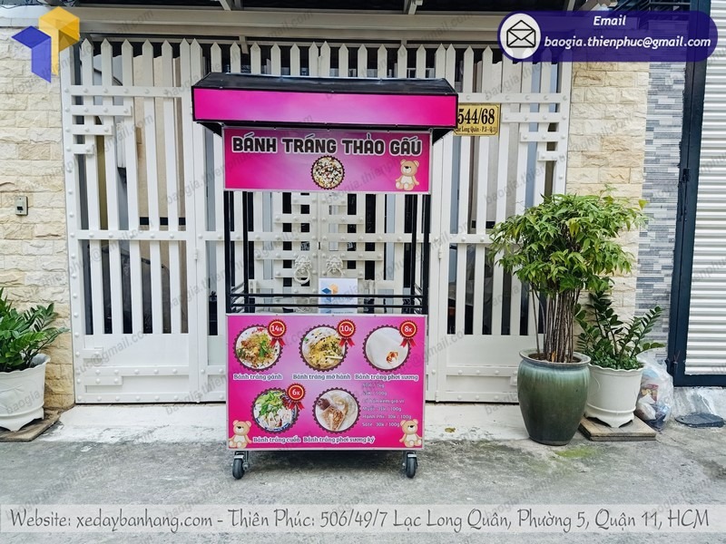 xe bán bánh tráng trộn xe bán bánh tráng trộn