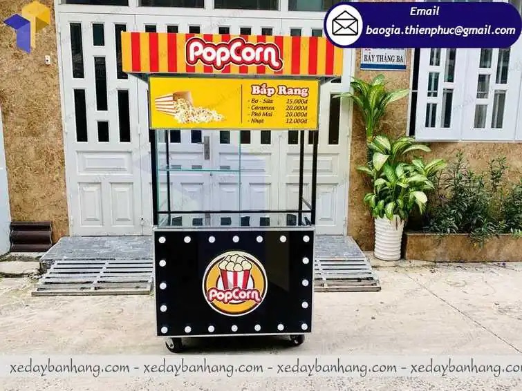 xe bán bắp rang bơ xe bán bắp rang bơ