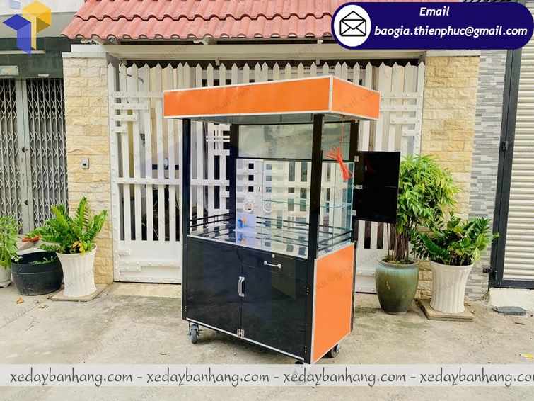 xe bán cá viên chiên ăn vặt giá bao nhiêu