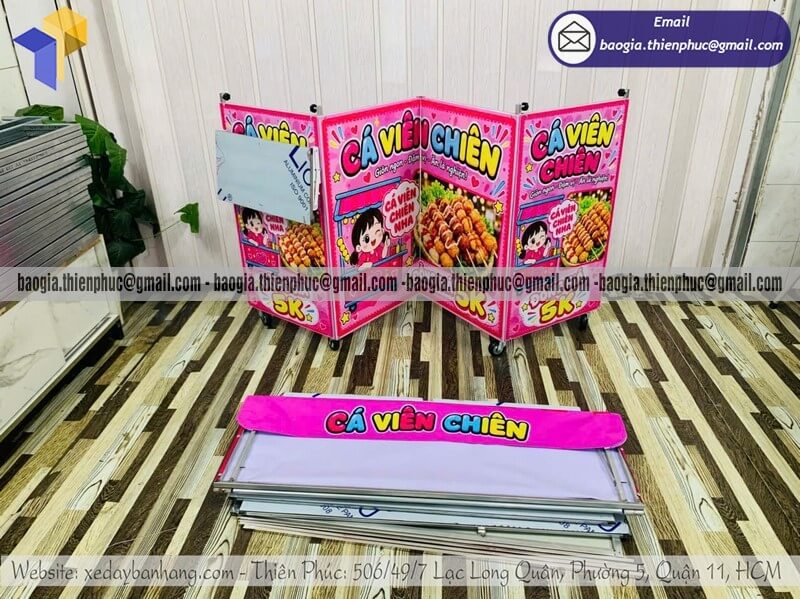 xe cá viên chiên
