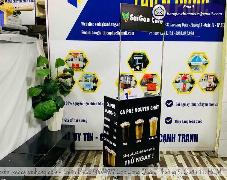 xe bán cafe mang đi