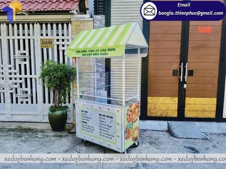 Xe bán đồ ăn vặt Hàn Quốc giá rẻ