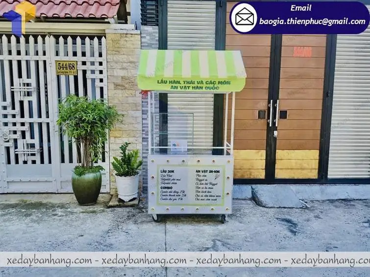 Xe bán đồ ăn vặt Hàn Quốc Xe bán đồ ăn vặt Hàn Quốc