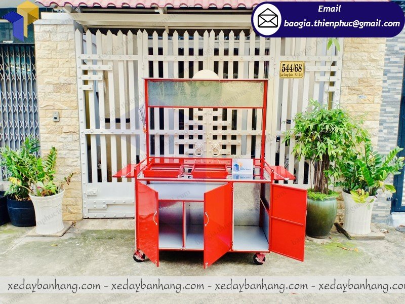 xe bán gà rán bằng sắt bao nhiêu tiền