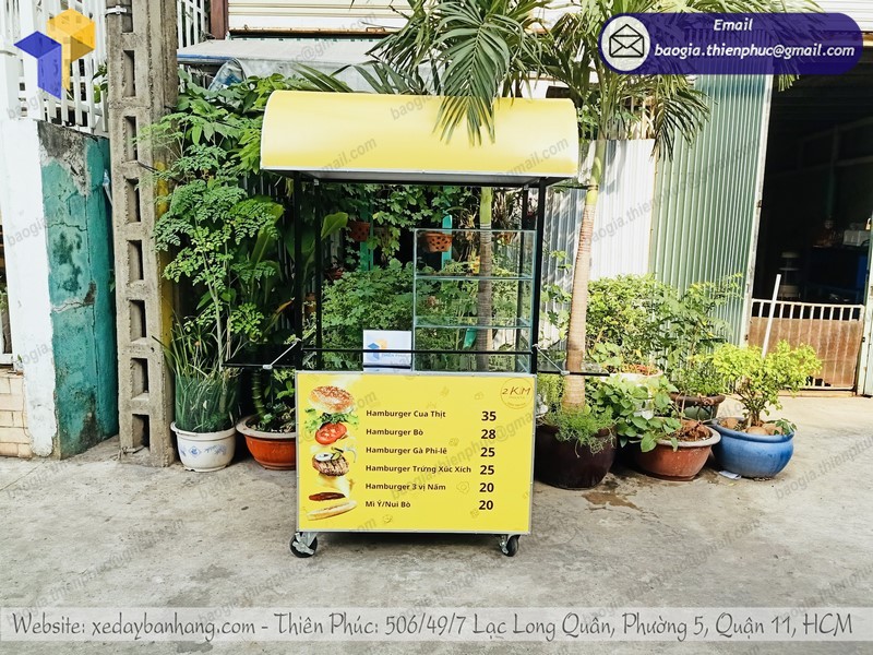 xe bán hamburger di động đẹp xe bán hamburger di động đẹp