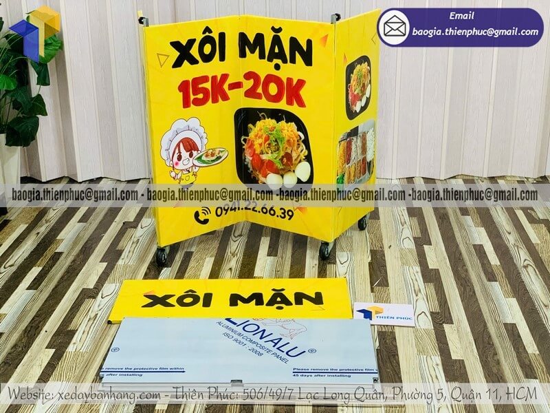 mẫu xe bán xôi đẹp