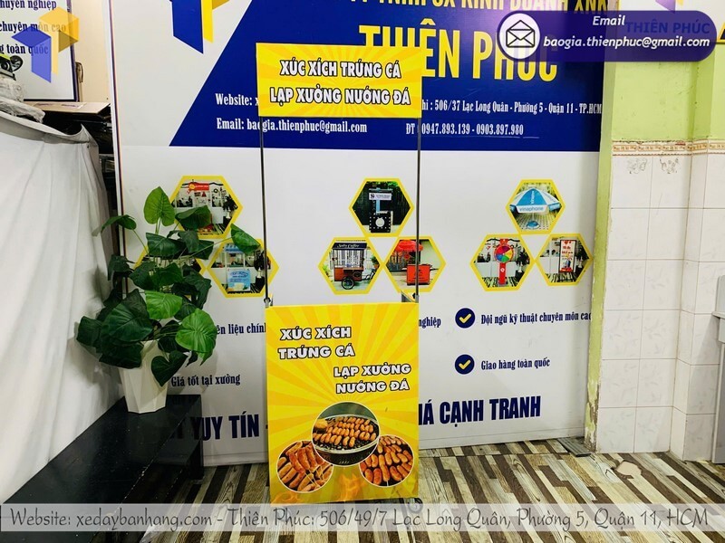 xe lạp xưởng nướng đá xe lạp xưởng nướng đá