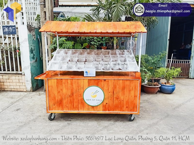 xe bán xiên que ốp gỗ đẹp xe bán xiên que ốp gỗ đẹp