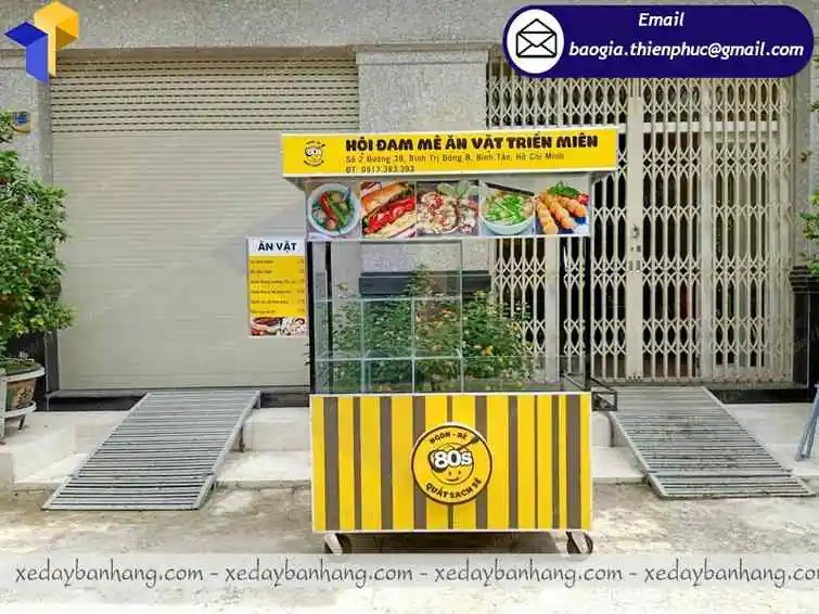 xe bán xiên que tự chọn