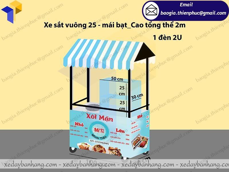 thiết kế xe bán xôi đẹp ở hcm