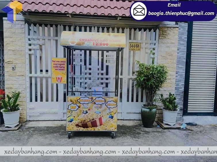 xe bắp rang bơ di động xe bắp rang bơ di động