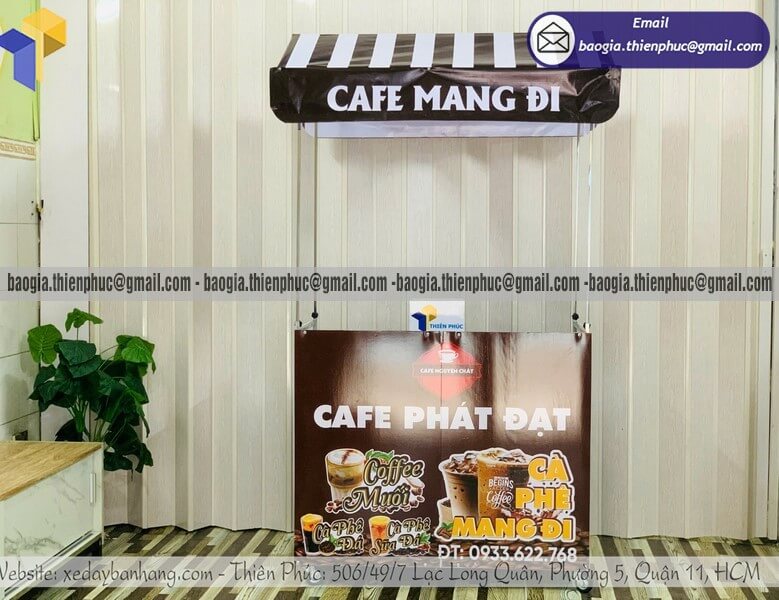 xe cafe mang đi giá rẻ