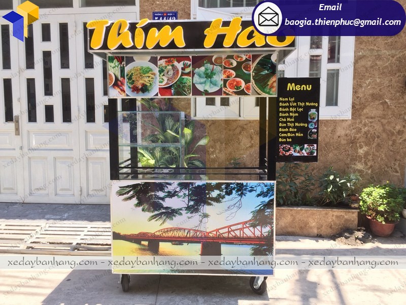 xe đẩy bán thức ăn giá rẻ xe đẩy bán thức ăn giá rẻ