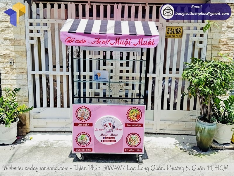 xe sắt bán cá viên chiên xe sắt bán cá viên chiên