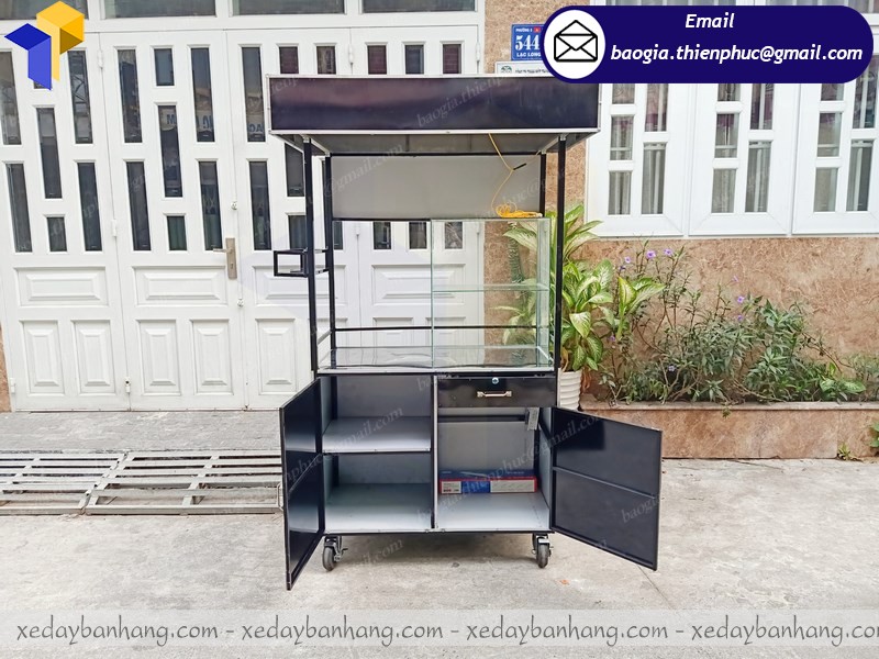 mẫu xe bán xiên que đậu bắp đẹp